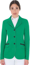 Produktbild von Equestro Reitjacke für Damen Sommer Blau Grün Größe L