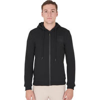 Produktbild von Equestro Reitjacke für Herren als Fleece-Kapuzenjacke in Schwarz