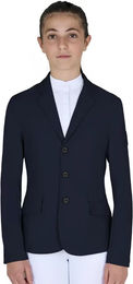 Produktbild von Equestro Reitjacke für Mädchen Girasol aus Stoff in Blau und Schwarz