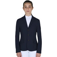 Produktbild von Equestro Reitjacke für Mädchen Girasol aus Stoff in Blau und Schwarz