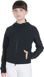 Produktbild von Equestro Reitjacke für Mädchen in Schwarz wasserdicht Softshell Größe 12 Jahre