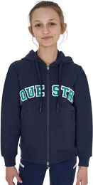 Produktbild von Equestro Reitjacke Kapuzenjacke aus Baumwolle Blau Unisex 12 Jahre