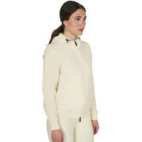 Produktbild von Equestro Reitjacke Kapuzenjacke für Damen aus Baumwolle Weiß Größe S