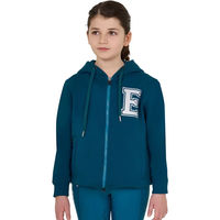 Produktbild von Equestro Reitjacke Kapuzenjacke für Kinder Winter Blau Grösse 12 Jahre