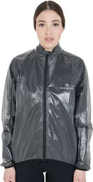 Produktbild von Equestro Reitjacke Unisex wasserabweisend Schwarz Grau Transparent