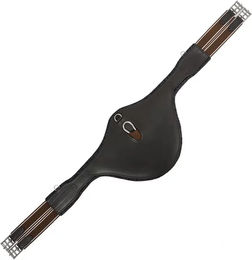 Produktbild von Equestro Reitlatzgurt aus Leder in Braun oder Schwarz