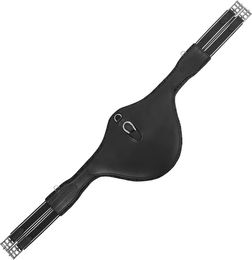 Produktbild von Equestro Reitlatzgurt aus Leder in Schwarz 130 cm