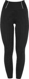 Produktbild von Equestro Reitleggings Full Grip Damen Lycra Schwarz Größe S
