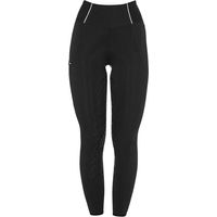 Produktbild von Equestro Reitleggings Full Grip Damen Lycra Schwarz Größe S