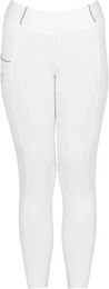 Produktbild von Equestro Reitleggings Full Grip für Mädchen in Weiß mit Silikonbeschichtung