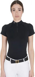 Produktbild von Equestro Reitpolo Damen Schwarz XL