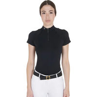 Produktbild von Equestro Reitpolo Damen Schwarz XL