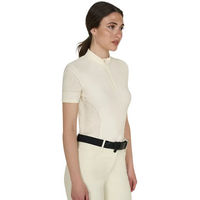 Produktbild von Equestro Reitpolo Damen Weiß Größe S