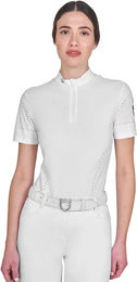 Produktbild von Equestro Reitpolo Damen Weiß XS