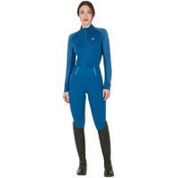 Produktbild von Equestro Reitshirt Baselayer für Damen in Blau Größe M