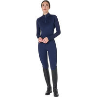 Produktbild von Equestro Reitshirt Baselayer für Damen in Blau Größe M