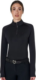 Produktbild von Equestro Reitshirt Baselayer für Damen in Schwarz Größe M