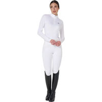 Produktbild von Equestro Reitshirt Baselayer für Damen in Weiß Größe M