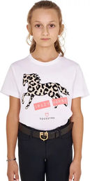 Equestro Reitshirt Crazy Horse für Kinder aus Baumwolle Weiß Größe 14 Jahre – Bild 1 von 1