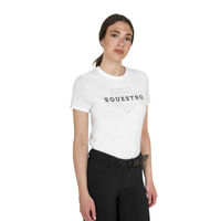 Produktbild von Equestro Reitshirt Damen aus Baumwolle Weiß