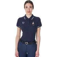 Produktbild von Equestro Reitshirt Damen Blau Größe M