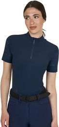 Equestro Reitshirt Damen Blau XL – Bild 1 von 1