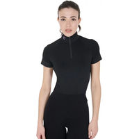 Produktbild von Equestro Reitshirt Damen Schwarz Größe L