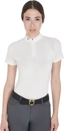 Produktbild von Equestro Reitshirt Damen Weiß Größe L