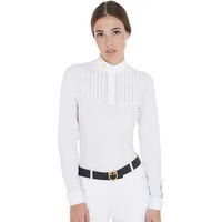 Produktbild von Equestro Reitshirt für Damen aus Baumwolle in Weiß Größe XS