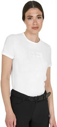 Produktbild von Equestro Reitshirt für Damen aus Baumwolle Weiß XL