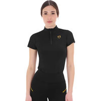 Produktbild von Equestro Reitshirt für Damen aus Nylon in Schwarz Größe S