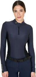 Produktbild von Equestro Reitshirt für Damen in Blau Größe XL