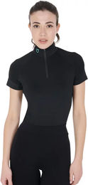 Produktbild von Equestro Reitshirt für Damen in Schwarz Größe S