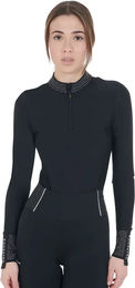 Equestro Reitshirt für Damen in Schwarz Größe S – Bild 1 von 5
