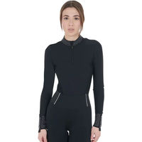 Produktbild von Equestro Reitshirt für Damen in Schwarz Größe S