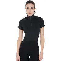 Produktbild von Equestro Reitshirt für Damen in Schwarz Grösse XS