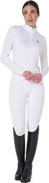 Produktbild von Equestro Reitshirt für Damen in Weiß Größe L