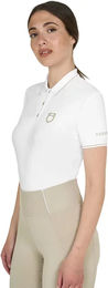 Equestro Reitshirt für Damen Weiß XL atmungsaktiv – Bild 1 von 1
