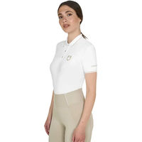 Produktbild von Equestro Reitshirt für Damen Weiß XL atmungsaktiv
