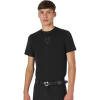Produktbild von Equestro Reitshirt für Herren aus Baumwolle Schwarz Größe S