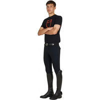 Produktbild von Equestro Reitshirt für Herren aus Baumwolle Schwarz Größe S