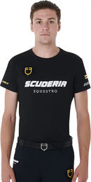 Produktbild von Equestro Reitshirt für Herren aus Baumwolle Schwarz XS
