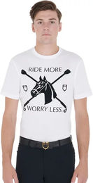 Produktbild von Equestro Reitshirt für Herren aus Baumwolle Weiß XS