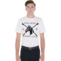 Produktbild von Equestro Reitshirt für Herren aus Baumwolle Weiß XS
