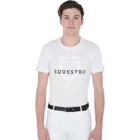 Produktbild von Equestro Reitshirt für Herren aus Baumwolle Weiß XXL