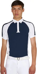 Produktbild von Equestro Reitshirt für Herren aus Mesh in Blau Grösse XS