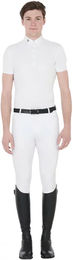 Produktbild von Equestro Reitshirt für Herren Weiß XXL aus atmungsaktivem Stoff