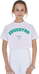 Equestro Reitshirt für Kids aus Baumwolle Weiß 14 Jahre – Bild 1 von 7