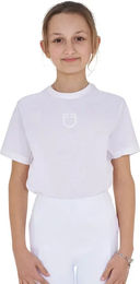 Produktbild von Equestro Reitshirt für Kids aus Baumwolle Weiß