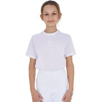 Produktbild von Equestro Reitshirt für Kids aus Baumwolle Weiß